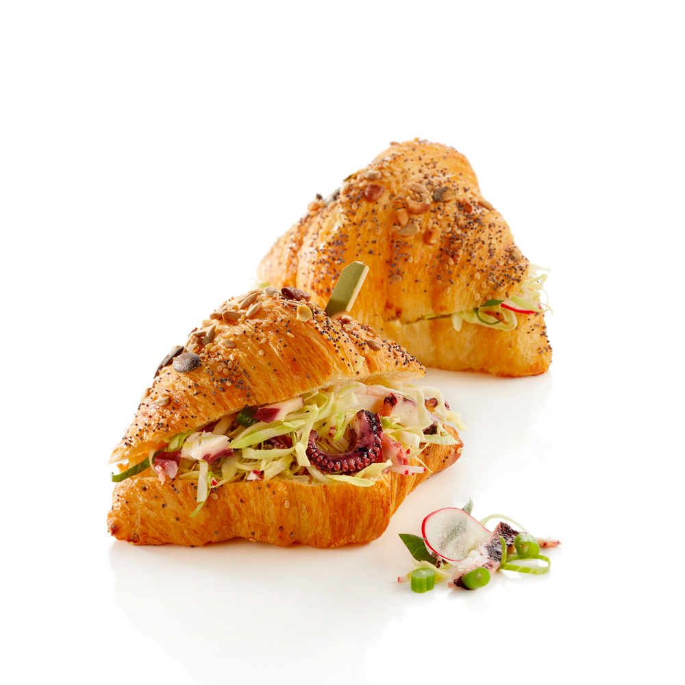 Croissant salato multisemi